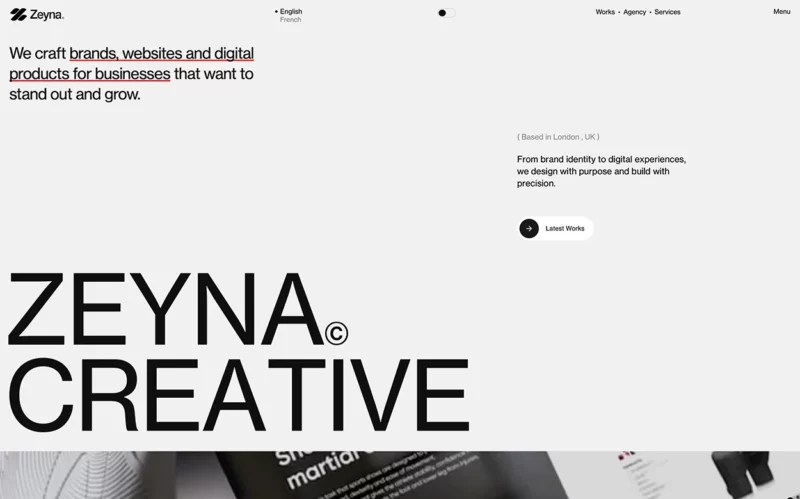 Main agency theme demo preview