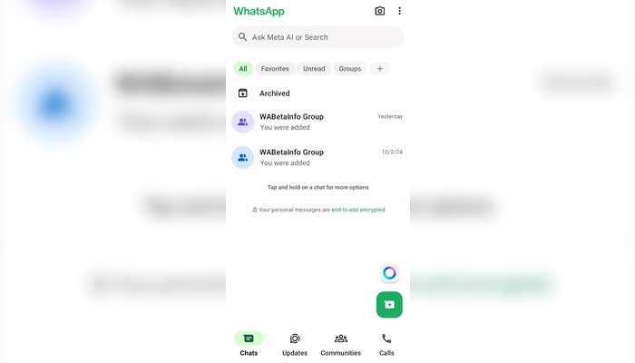 This screenshot shows the new WhatsApp update. — Techi