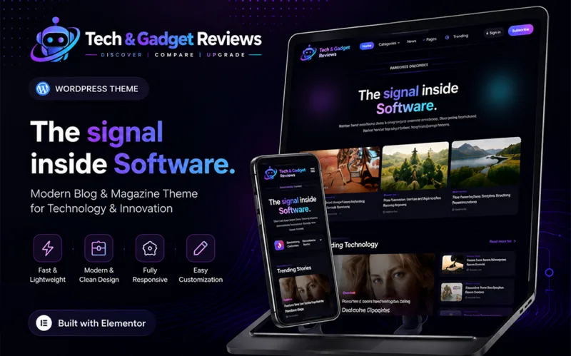Tech & Gadget Review WordPress Theme